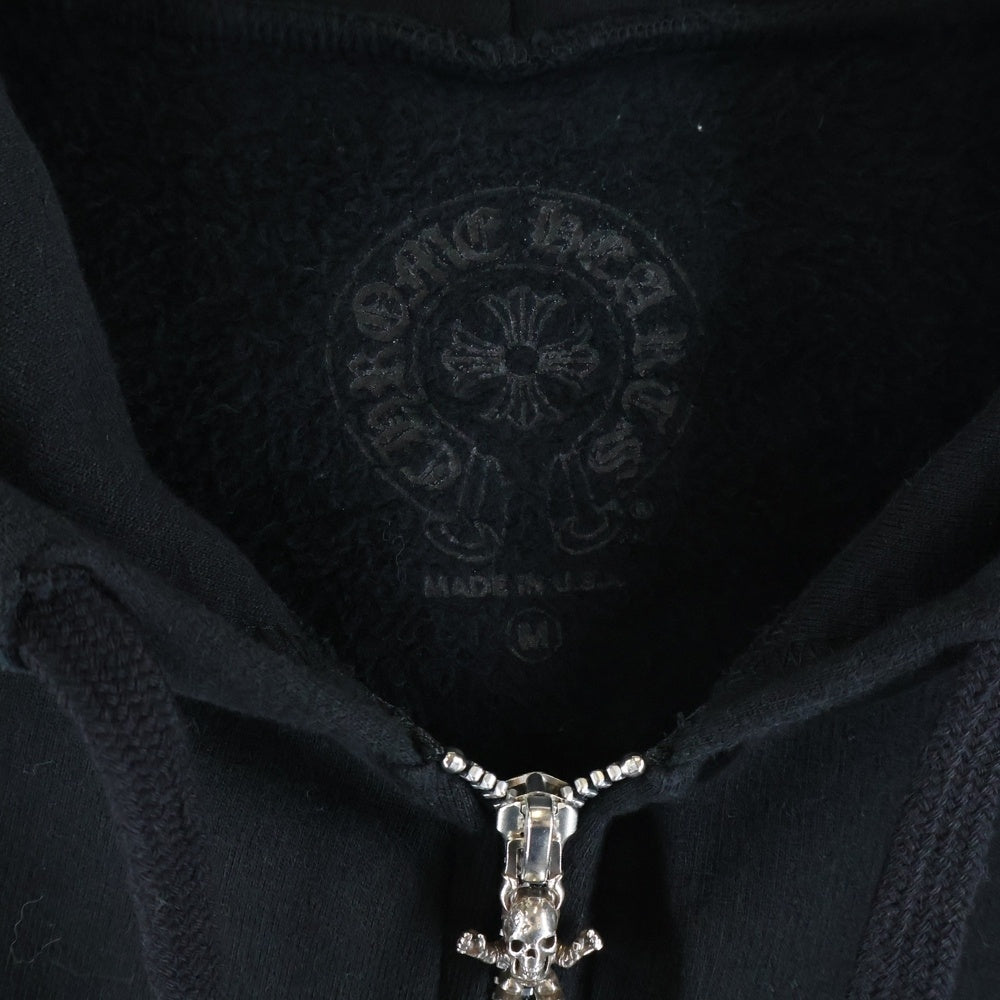 CHROME HEARTS(クロムハーツ) FOTI ZIP HOODIE フォティ ジップアップパーカー ブラック/マルチカラー