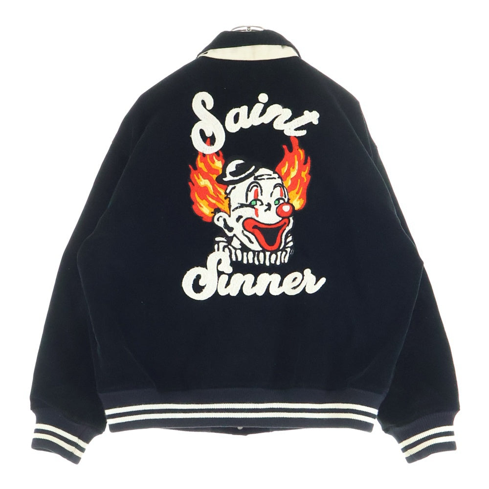 SAINT MICHAEL(セントマイケル) 21AW CORDUROY JACKET コーデュロイジャケット スタジャン ブラック SM-A21-0000-041