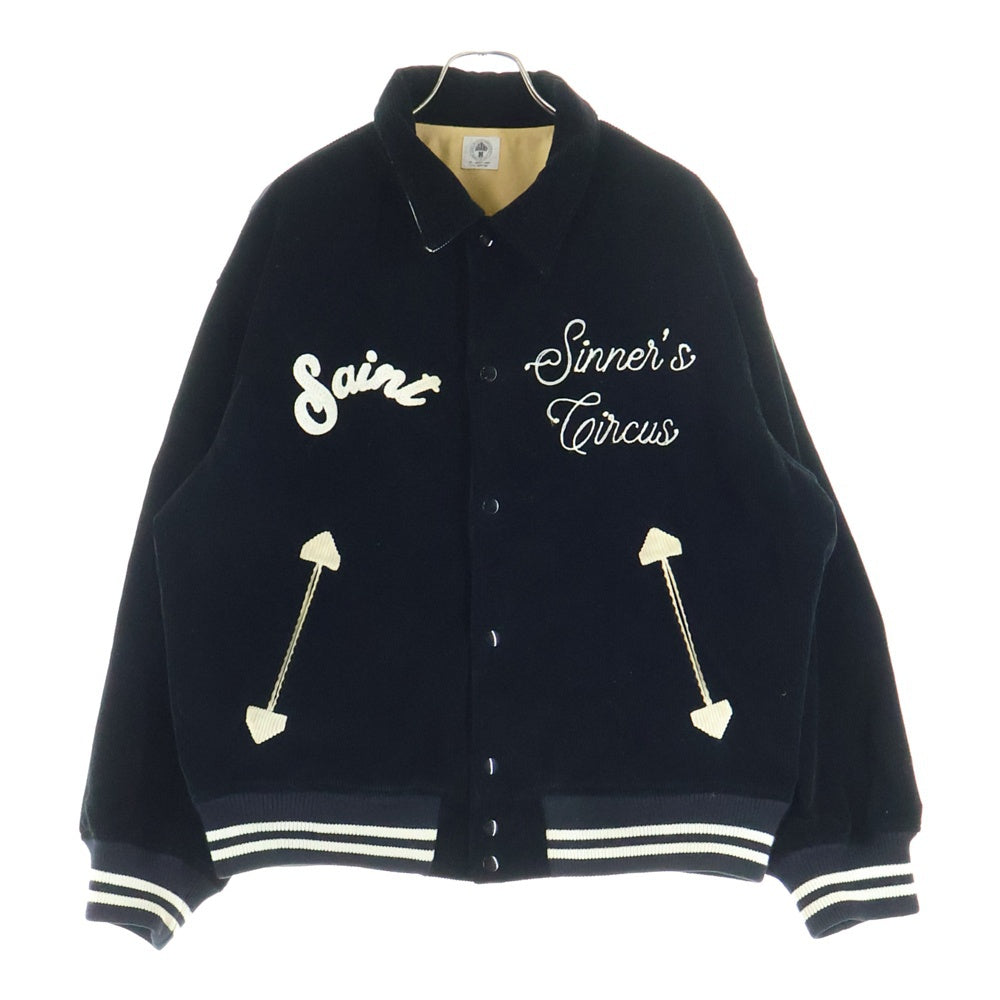 SAINT MICHAEL(セントマイケル) 21AW CORDUROY JACKET コーデュロイジャケット スタジャン ブラック SM-A21-0000-041