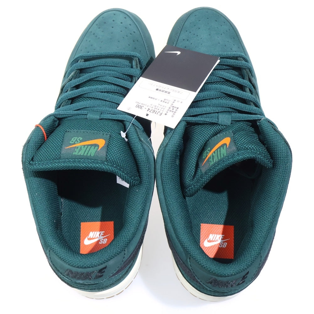 NIKE(ナイキ) SB Dunk Low Pro Deep Fir SB ダンク ロー プロ ディープファーローカットスニーカー US10/28.0cm FJ1674-300 グリーン