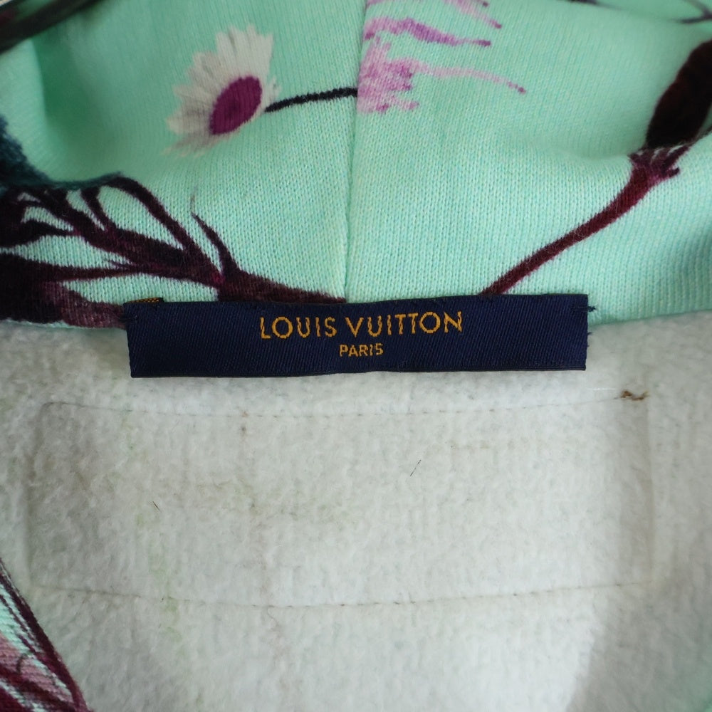 LOUIS VUITTON(ルイヴィトン) 20SS フラワープリント スウェット プルオーバーパーカー フーディー マルチカラー RM201 RLE HIY94W