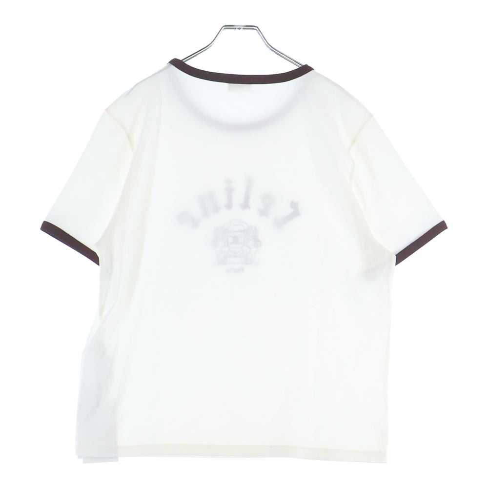 CELINE(セリーヌ) 25SS BLASON REGULAR T-SHIRT カレッジロゴ 半袖Tシャツ カットソー ホワイト RX04A671Q