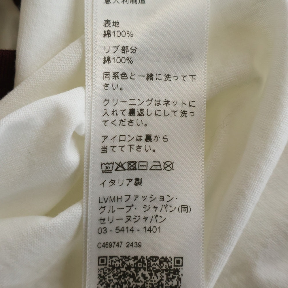 CELINE(セリーヌ) 25SS BLASON REGULAR T-SHIRT カレッジロゴ 半袖Tシャツ カットソー ホワイト RX04A671Q