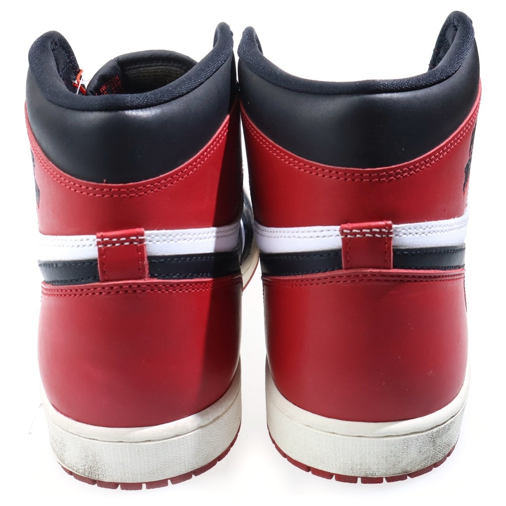 NIKE(ナイキ) AIR JORDAN 1 RETRO HIGH OG BLACK TOE REIMAGINED DZ5485-106 エアジョーダン1 レトロ OG ブラックトゥリイマジンド ハイカットスニーカー US15/33.0cm