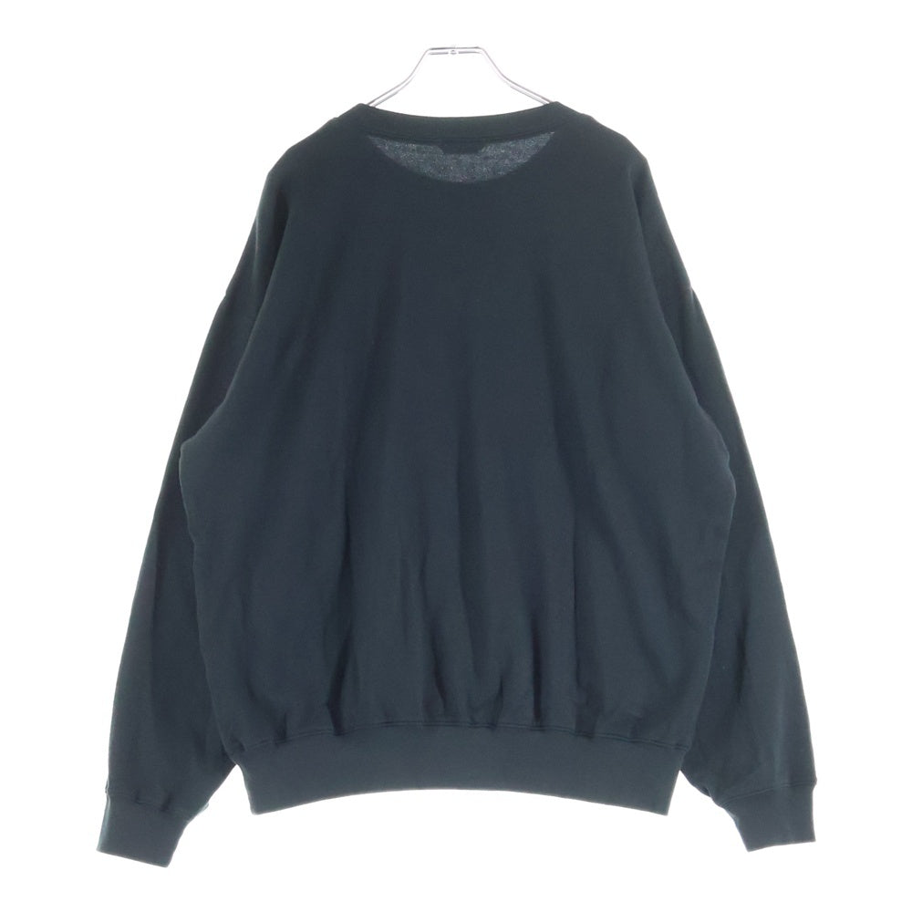 AURALEE(オーラリー) SUPER HIGH GAUGE SWEAT A25AP02CU クルーネック スウェットトレーナー ブラック