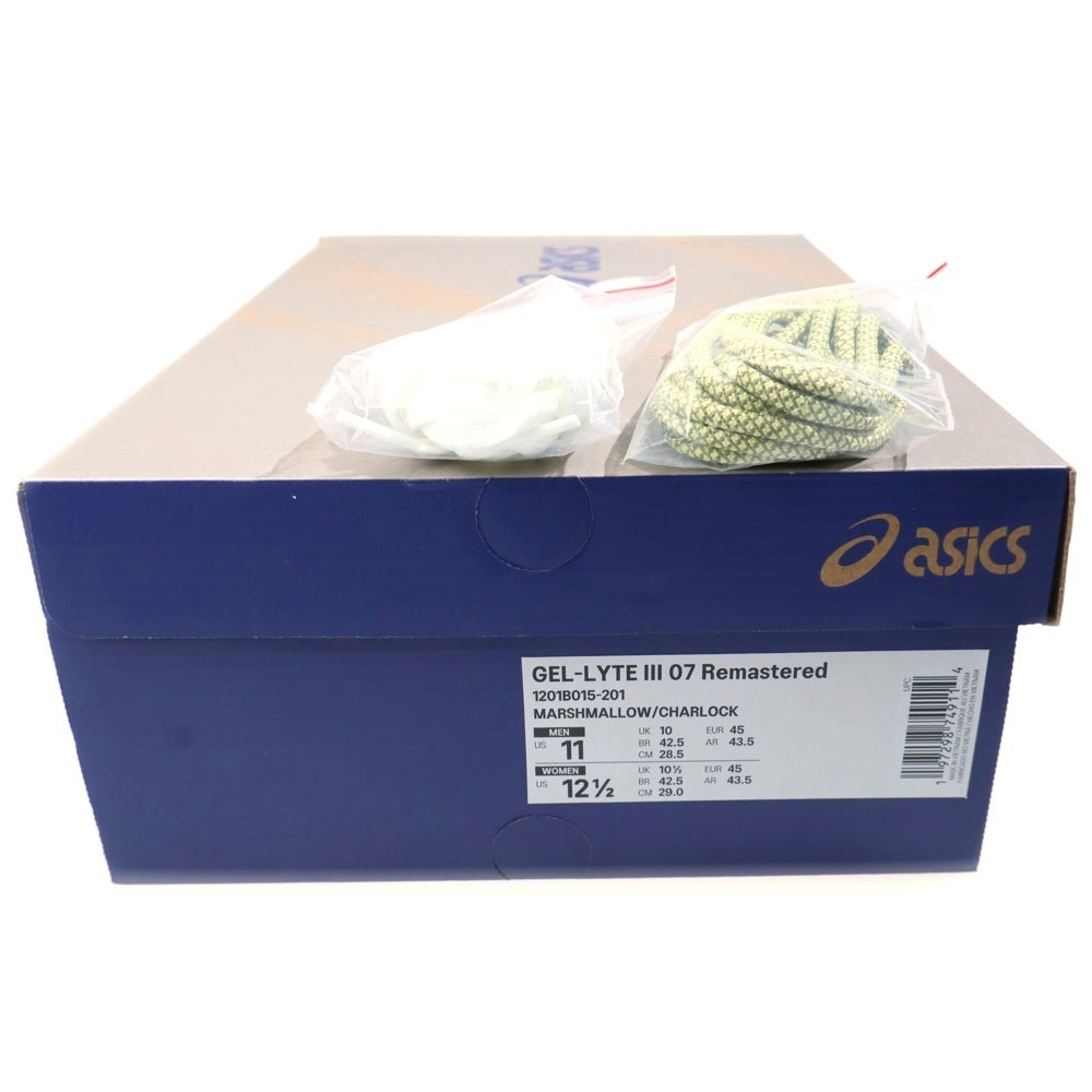 ASICS(アシックス) ×Kith Ronnie Fieg ロニーファイグ Gel-Lyte3Reamastered ゲルライト3 リマスタード ローカットスニーカー ホワイト US11/28.5cm