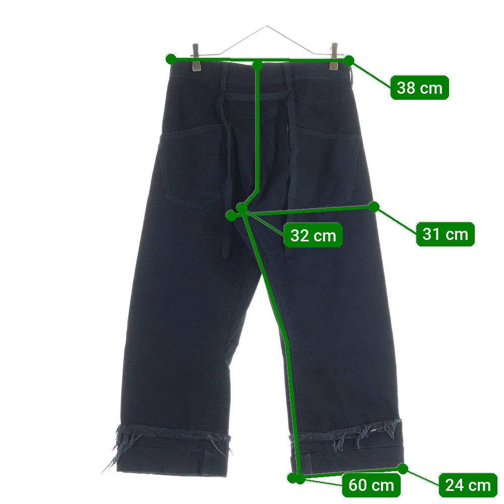 MARINA YEE(マリナ イー) MARINA YEE DEAN BLUE Oversized jeans trousers マリナイー デニムパンツ ブラック