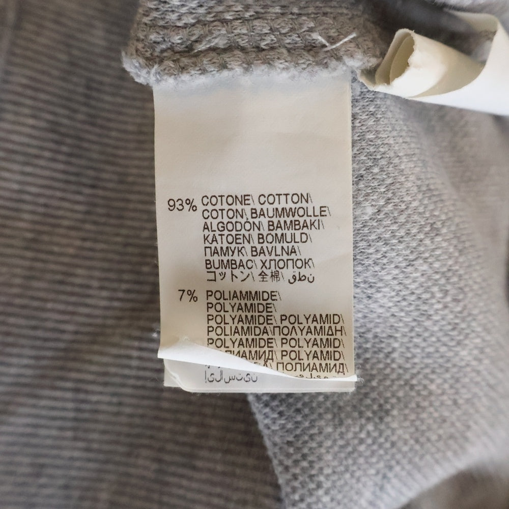 BRUNELLO CUCINELLI(ブルネロクチネリ) ジップアップパーカー ダブルジップ ドローストリングフード コットン グレー