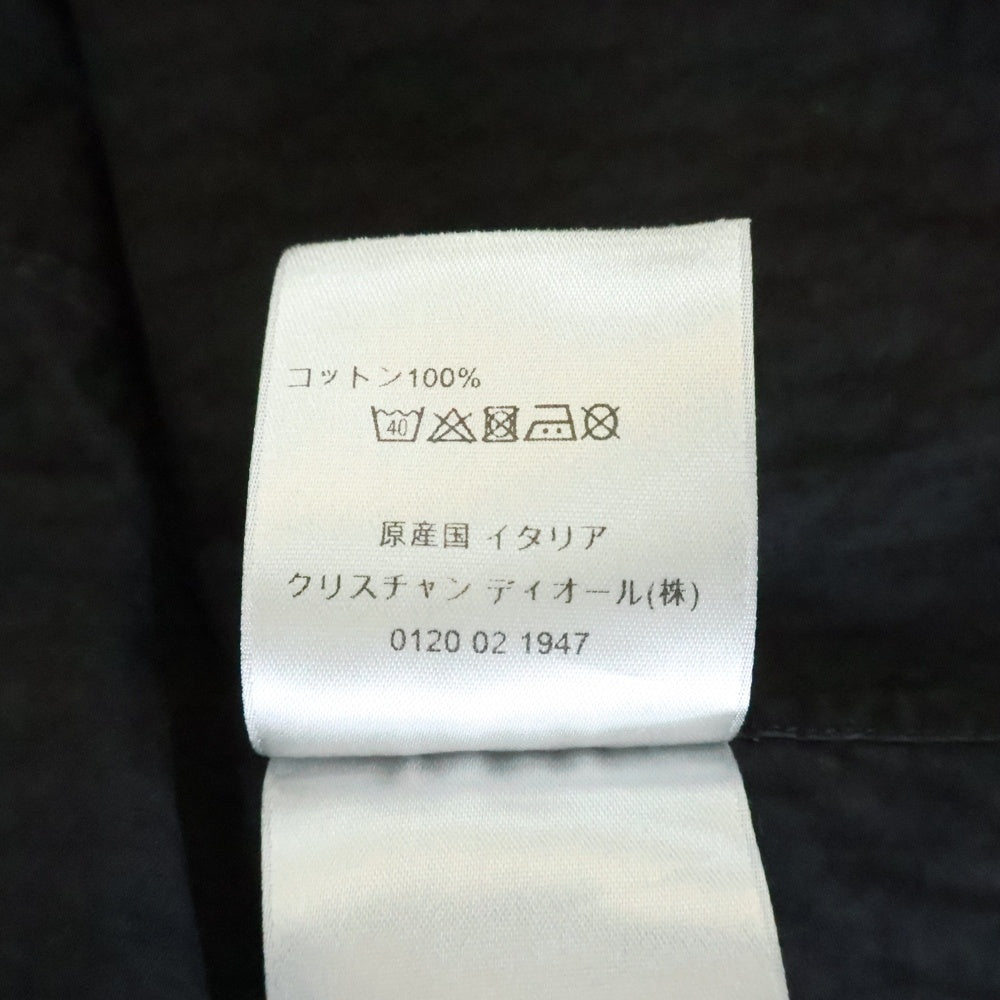 DIOR(ディオール) オブリーク総柄 コットン 長袖シャツ ブラック