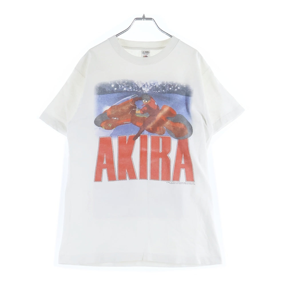 VINTAGE(ヴィンテージ) 90s AKIRA T-SHIRT FRUIT OF THE LOOM アキラ 金田 白 両面プリント 半袖Tシャツ カットソー ホワイト