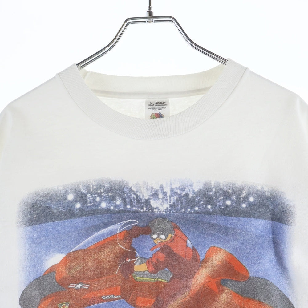 VINTAGE(ヴィンテージ) 90s AKIRA T-SHIRT FRUIT OF THE LOOM アキラ 金田 白 両面プリント 半袖Tシャツ カットソー ホワイト