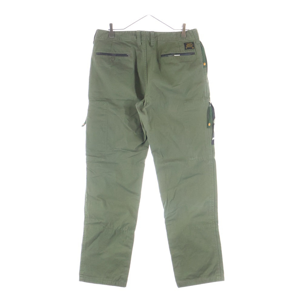 A BATHING APE(アベイシングエイプ) ミリタリー サイドポケットパンツ カーキ 001PTA301009X
