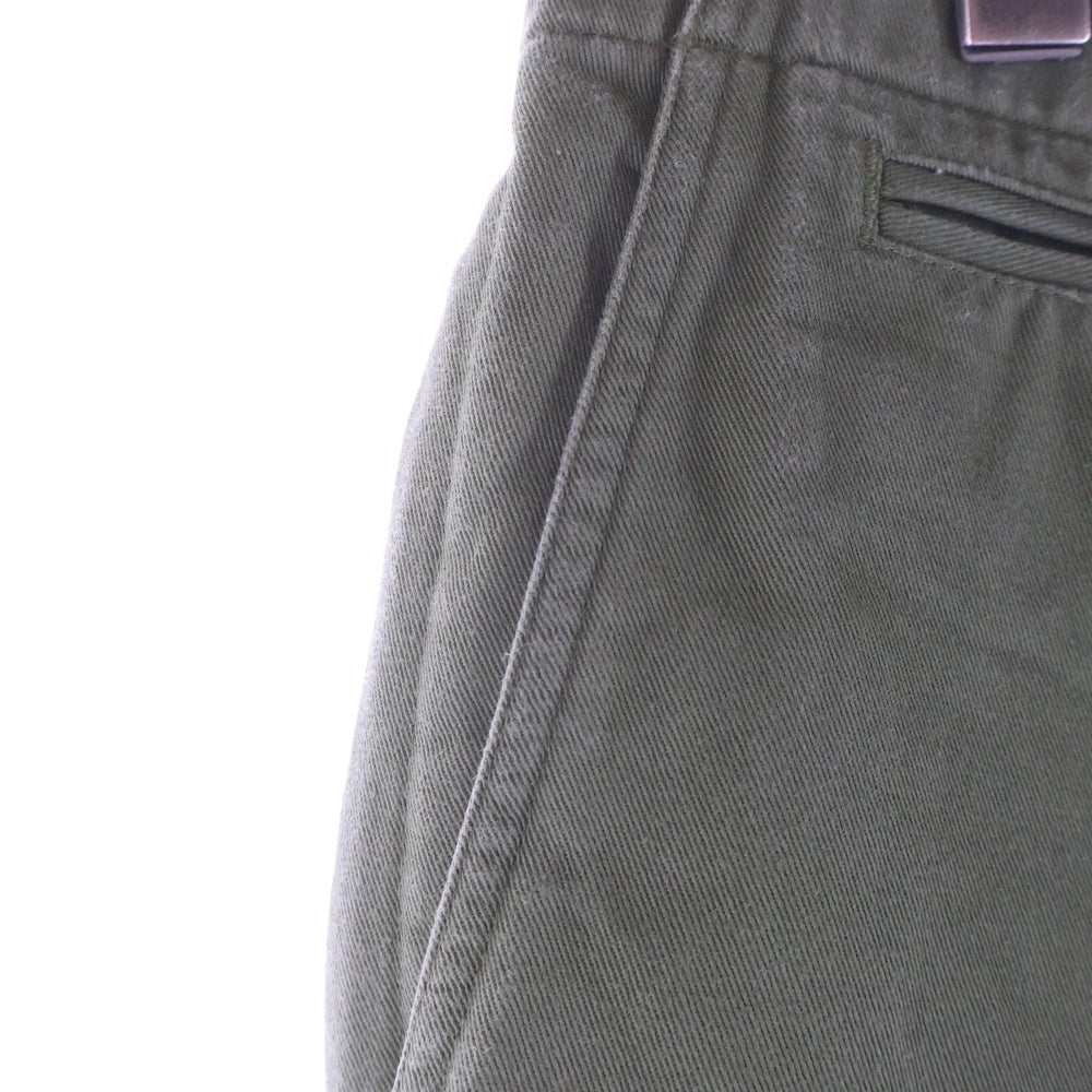 A BATHING APE(アベイシングエイプ) ミリタリー サイドポケットパンツ カーキ 001PTA301009X