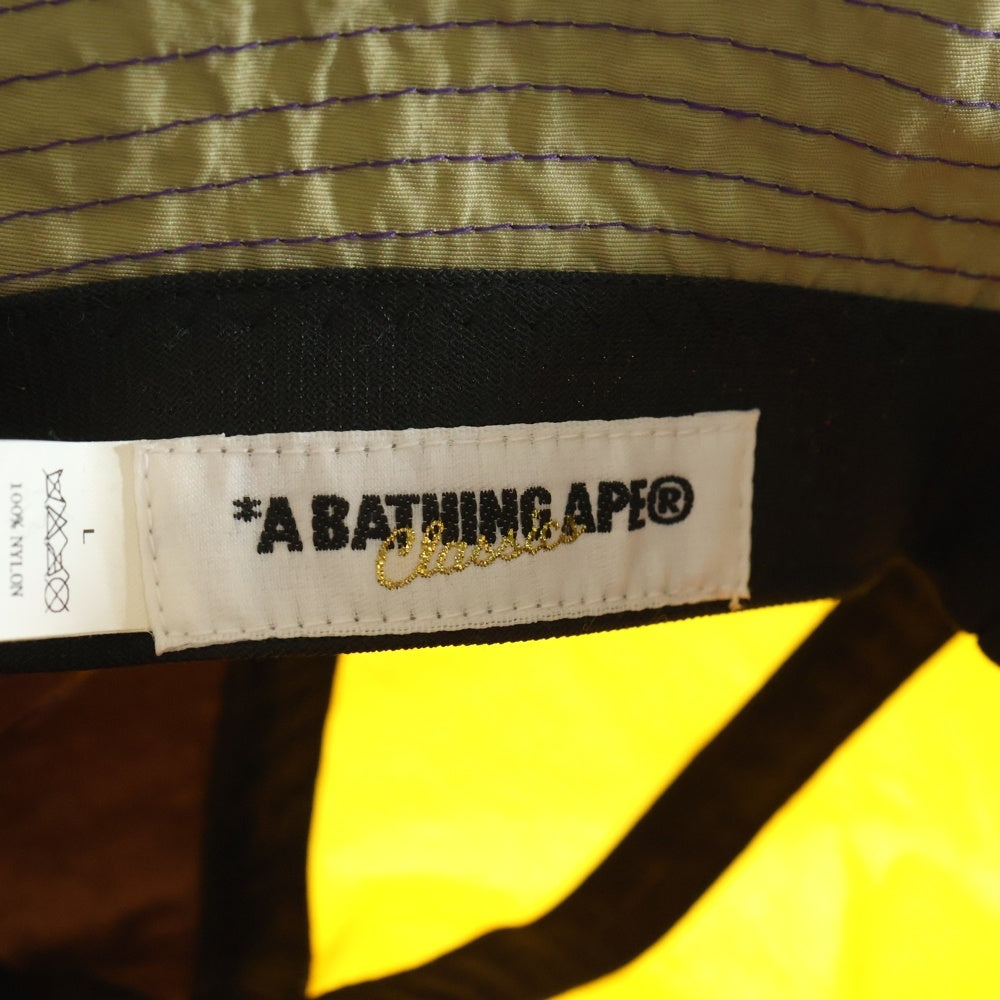 A BATHING APE(アベイシングエイプ) ナイロン バケットハット マルチカラー