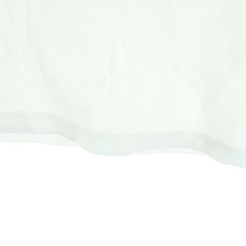 A BATHING APE(アベイシングエイプ) フロントプリント ラグランTシャツ カットソー カーキ/ホワイト レディース