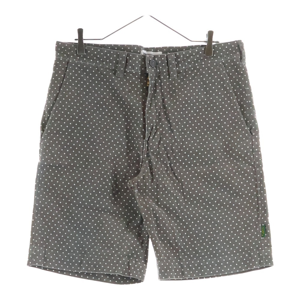 A BATHING APE(アベイシングエイプ) コットン 水玉柄 コーデュロイパンツ グレー