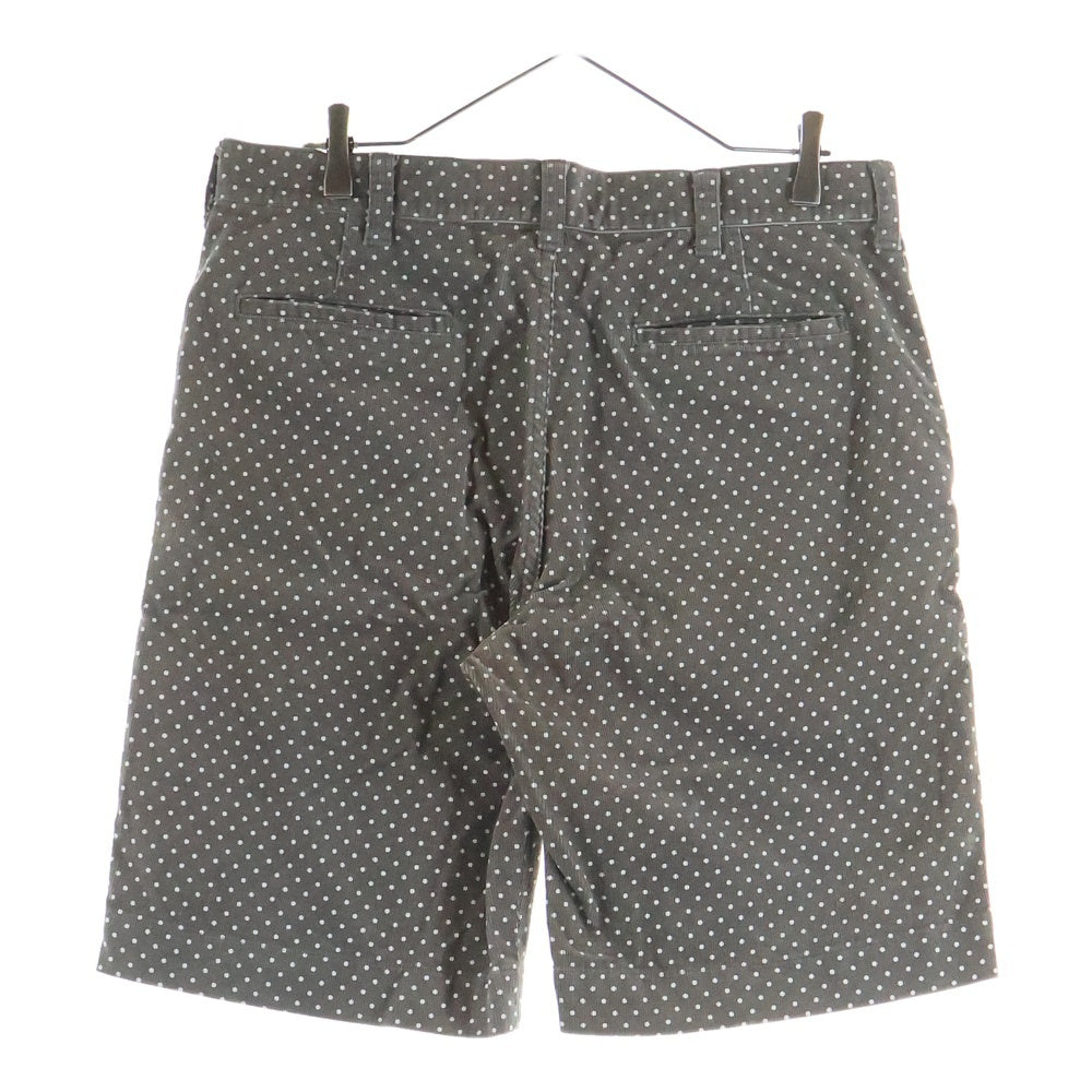 A BATHING APE(アベイシングエイプ) コットン 水玉柄 コーデュロイパンツ グレー