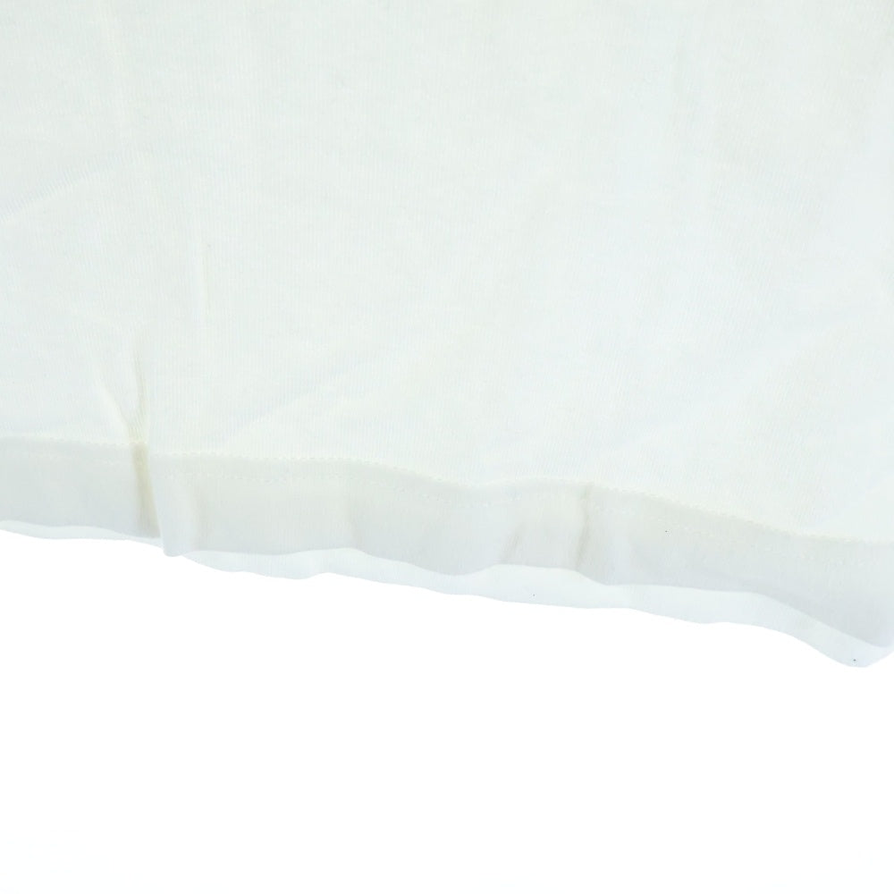 A BATHING APE(アベイシングエイプ) フロントプリント ラグランTシャツ カットソー ブラック/ホワイト レディース