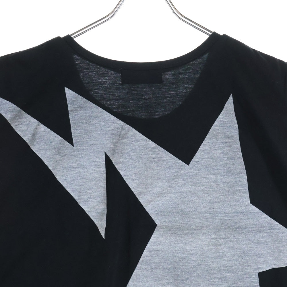 A BATHING APE(アベイシングエイプ) プリント ショート丈 Tシャツ カットソー ブラック レディース 1930-209-508