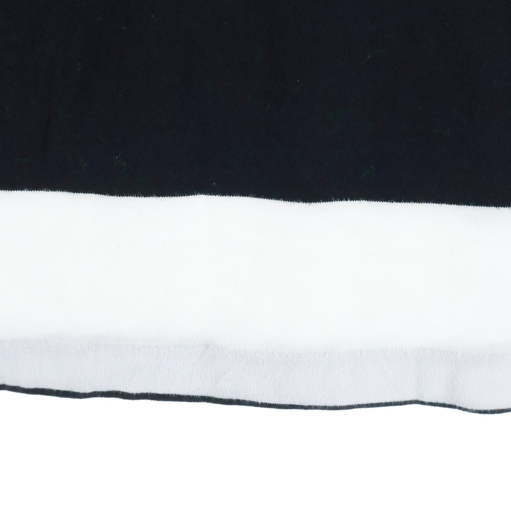 A BATHING APE(アベイシングエイプ) ボーダー長袖Tシャツ カットソー ブラック/ホワイト レディース 001LT0802512X