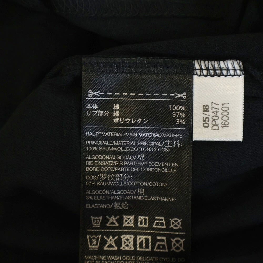 Y-3(ワイスリー) M STKD SS TEE フロントプリント クルーネック 半袖Tシャツ カットソー ブラック DP0477