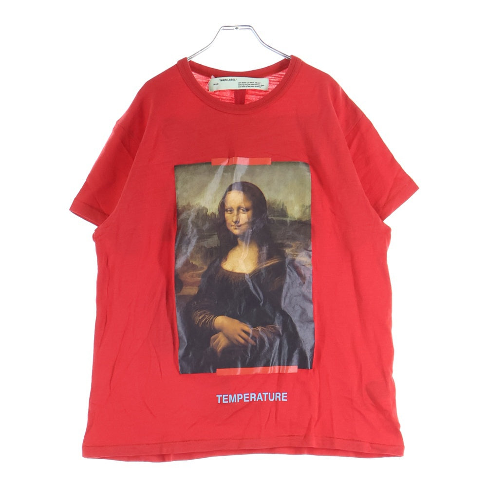 モナリザ OFF-WHITE Tシャツ モナリザ・グラフィックプリント モナリザ