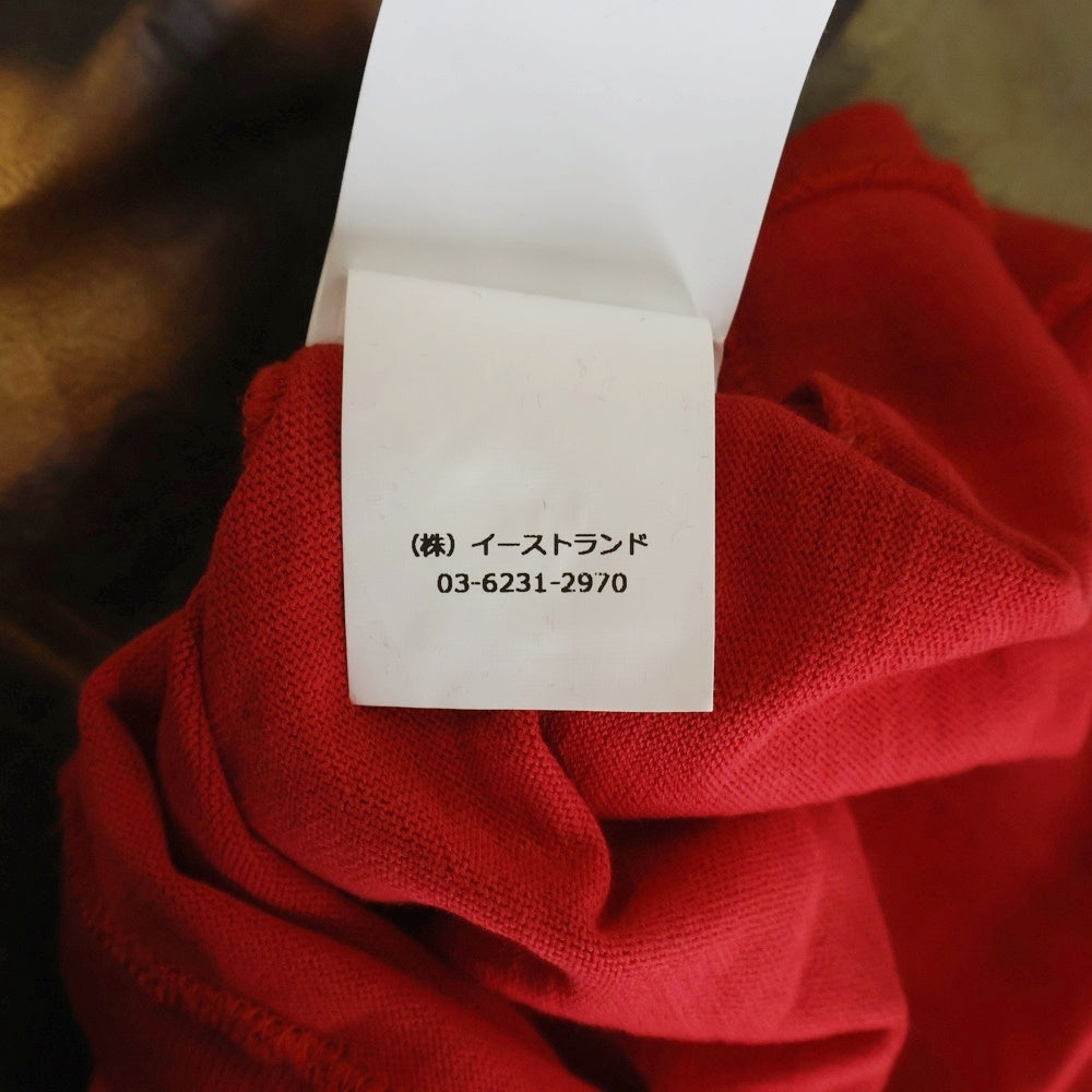 OFF-WHITE(オフホワイト) 18SS モナリザ・グラフィックプリント クルーネック 半袖Tシャツ カットソー レッド OMAA002S18001012