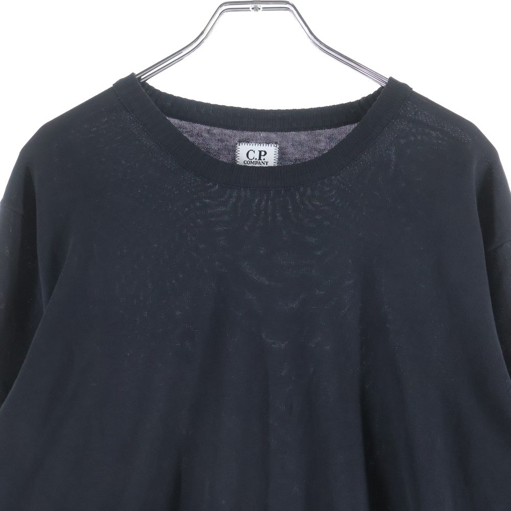 C.P. Company(シーピーカンパニー) 袖ゴーグル コットン ライトセーター チャコールグレー 18CMKN086A 006323O