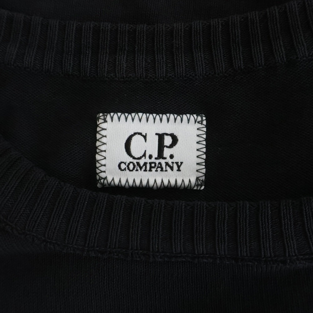 C.P. Company(シーピーカンパニー) 袖ゴーグル コットン ライトセーター チャコールグレー 18CMKN086A 006323O