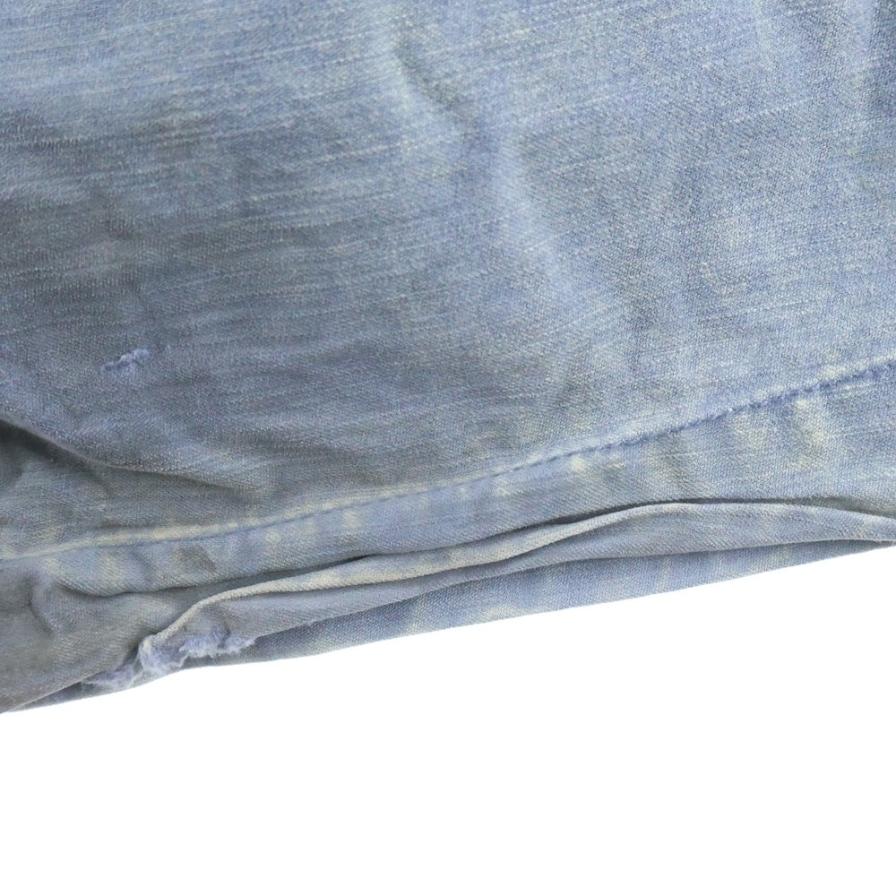 MAISON MIHARAYASUHIRO(メゾンミハラヤスヒロ) Cotton Satin Cargo Pants コットン サテン カーゴパンツ ライトブルー J13PT171