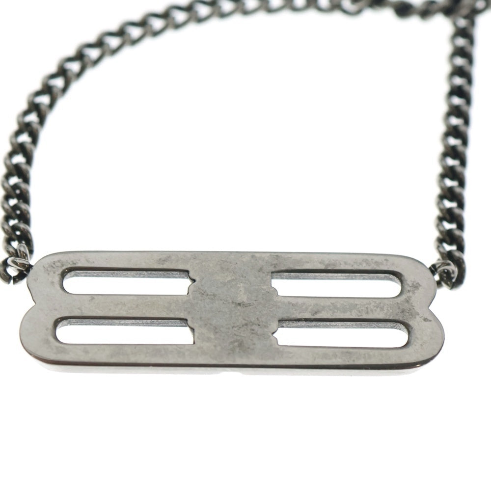 BALENCIAGA(バレンシアガ) BB ICON BBロゴ ネックレス アンティーク