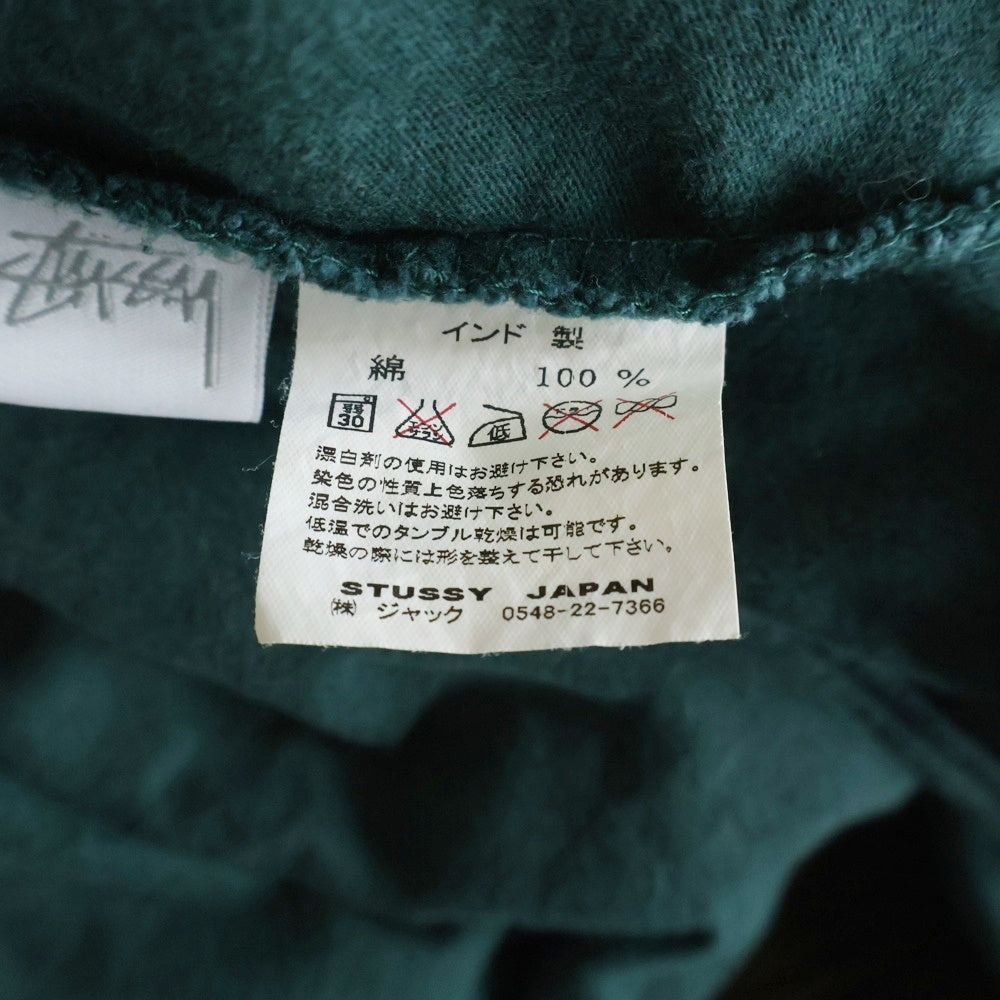 STUSSY(ステューシー) Long Sleeve Polo Shirt 長袖ポロシャツ ラガーシャツ グリーン/レッド/ホワイト/ブラック