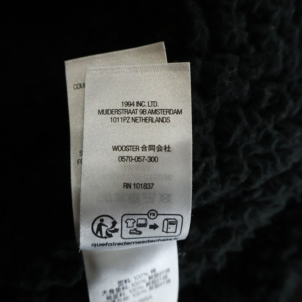 SUPREME(シュプリーム) 24AW Faux Shearling Lined Work Shirt 裏地シアリング デニムジャケット ブラック