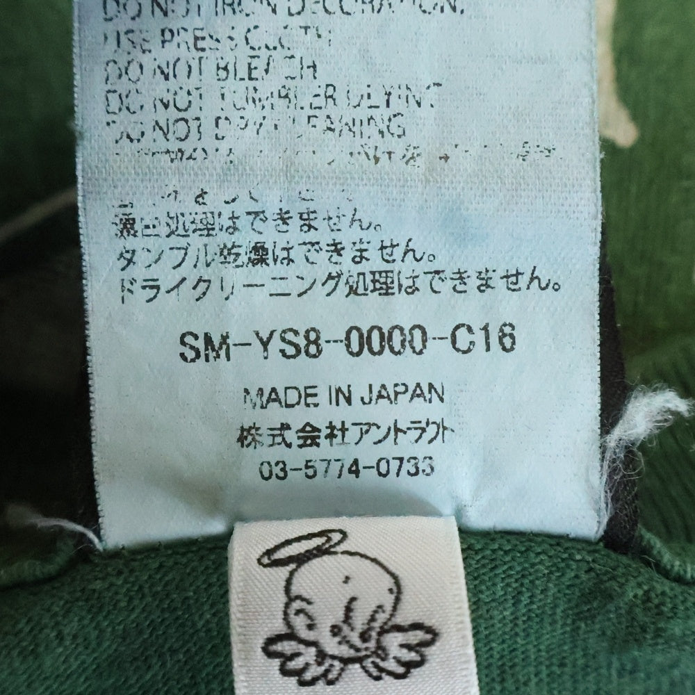 SAINT MICHAEL(セントマイケル) 24SS SW SS TEE SAINT CLAN 半袖Tシャツ カットソー グリーン SM-YS8-0000-C16