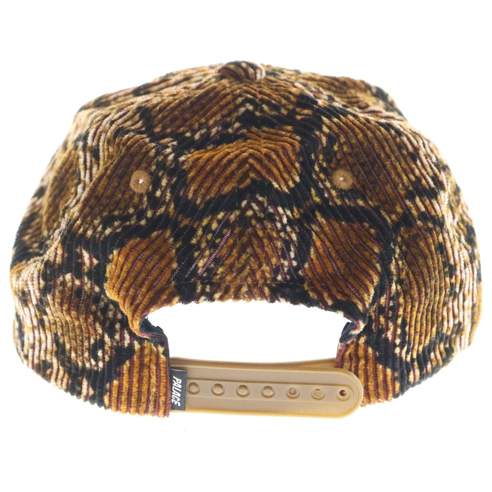 Palace Skateboards(パレススケートボーズ) 24AW CORDUROY P PAL HAT コーデュロイ ロゴキャップ 帽子 ブラウン