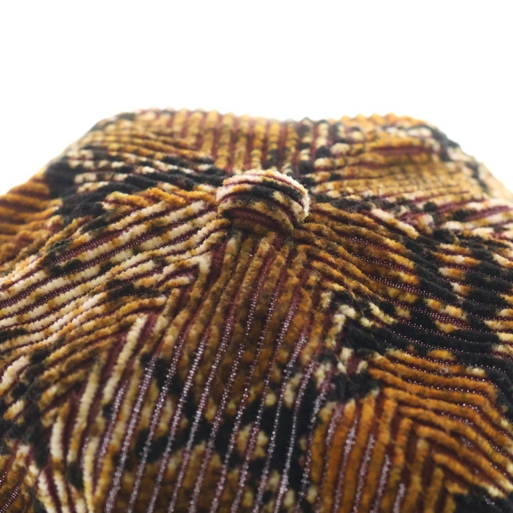 Palace Skateboards(パレススケートボーズ) 24AW CORDUROY P PAL HAT コーデュロイ ロゴキャップ 帽子 ブラウン