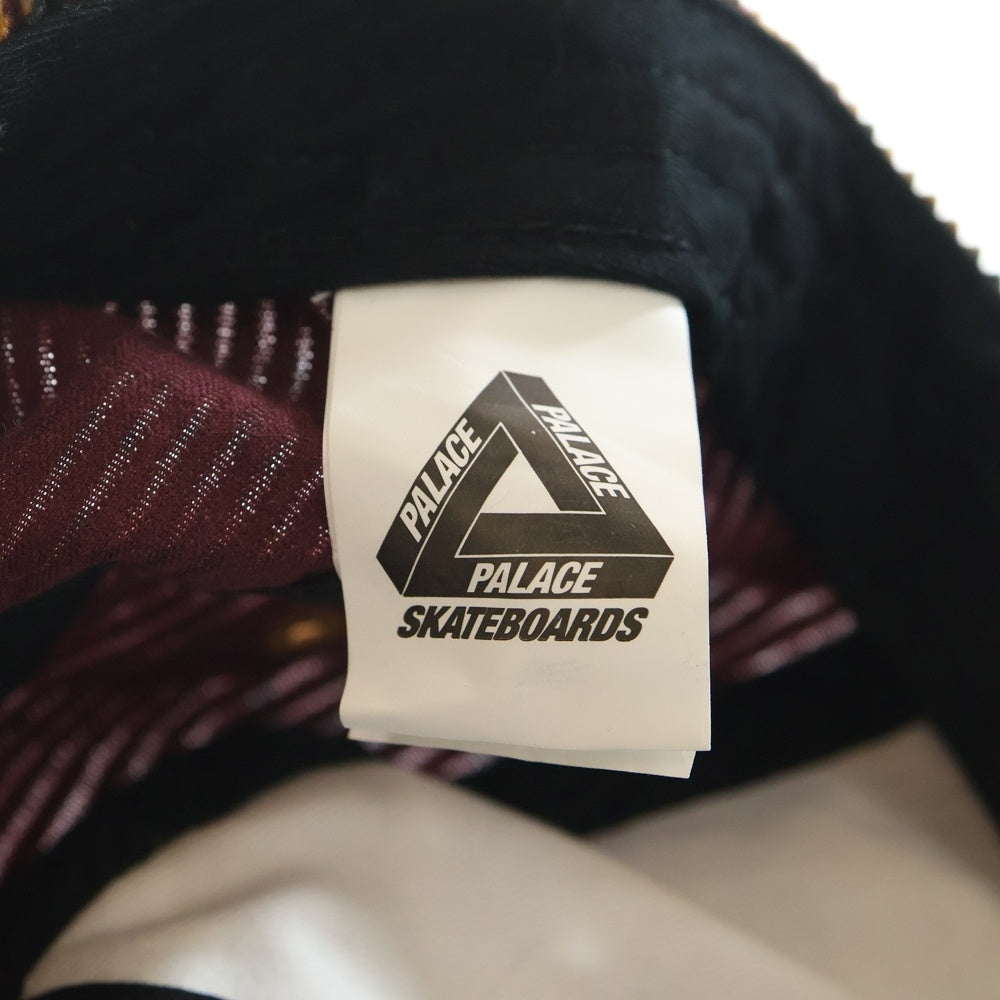 Palace Skateboards(パレススケートボーズ) 24AW CORDUROY P PAL HAT コーデュロイ ロゴキャップ 帽子 ブラウン