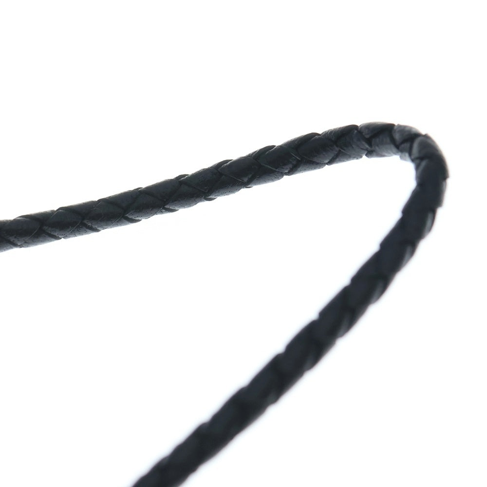 CHROME HEARTS(クロムハーツ) BOLOTIE OVALTINY タイニークラシックオーバルクロス ループタイ シルバー/ブラック BCA209