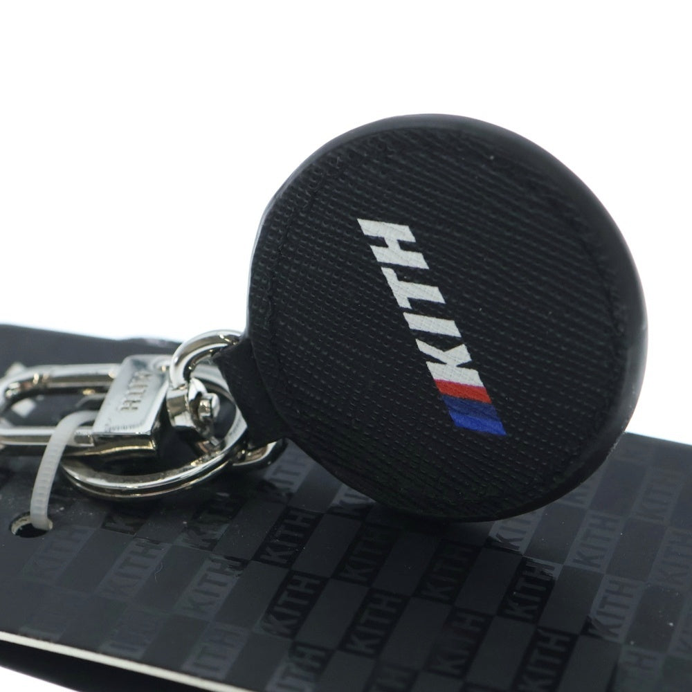 KITH(キス) 24AW ×BMW Rondel Leather Keyring レザー キーリング ブラック
