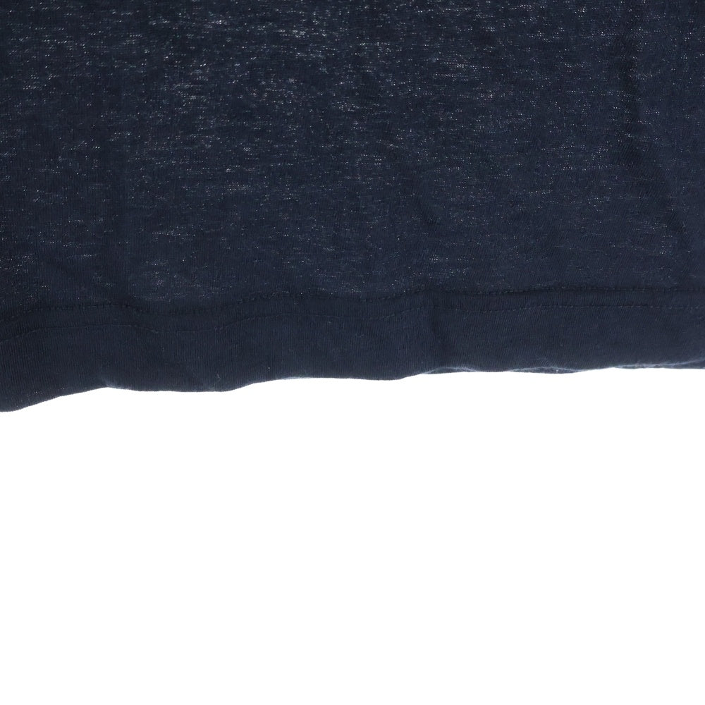 Sacai(サカイ) 18SS ラッフルフリルドッキング 半袖Tシャツ カットソー ネイビー レディース 18-03851