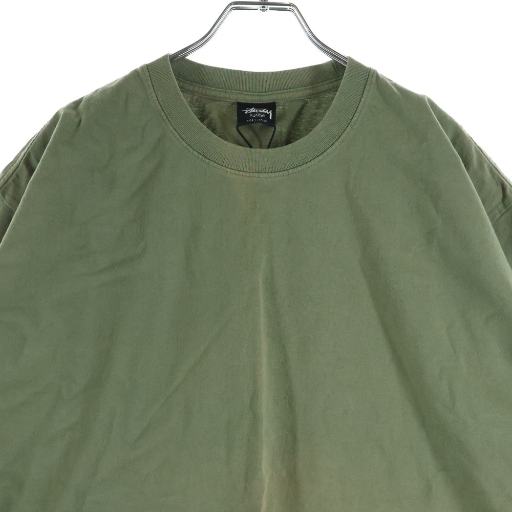 STUSSY(ステューシー) Pigment Dyed ピグメントダイ 半袖Tシャツ カットソー カーキ 1140320