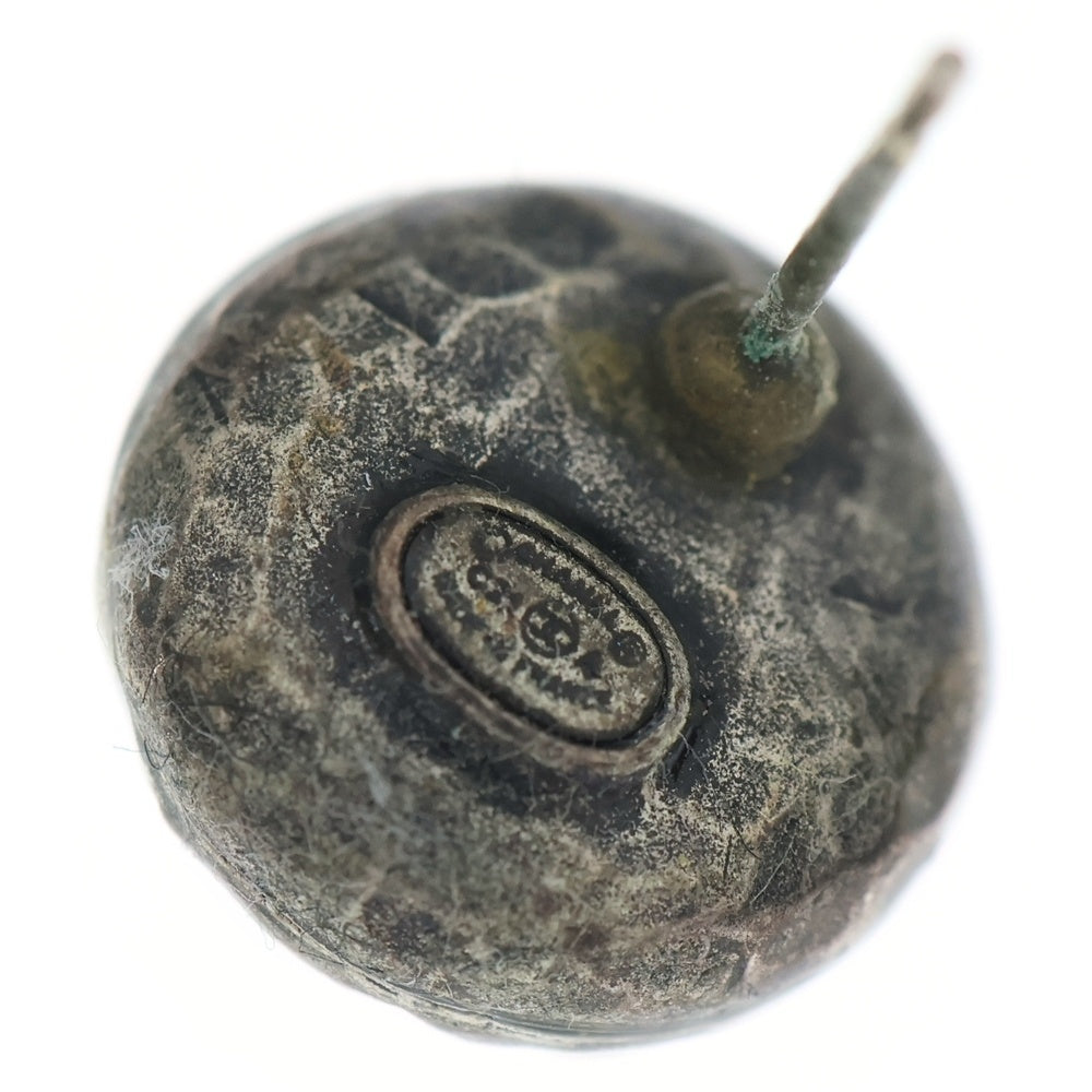 CHANEL(シャネル) Coco Round Metal Stud Earrings ココ ラウンドメタル スタッドイヤリング ピアス シルバー レディース