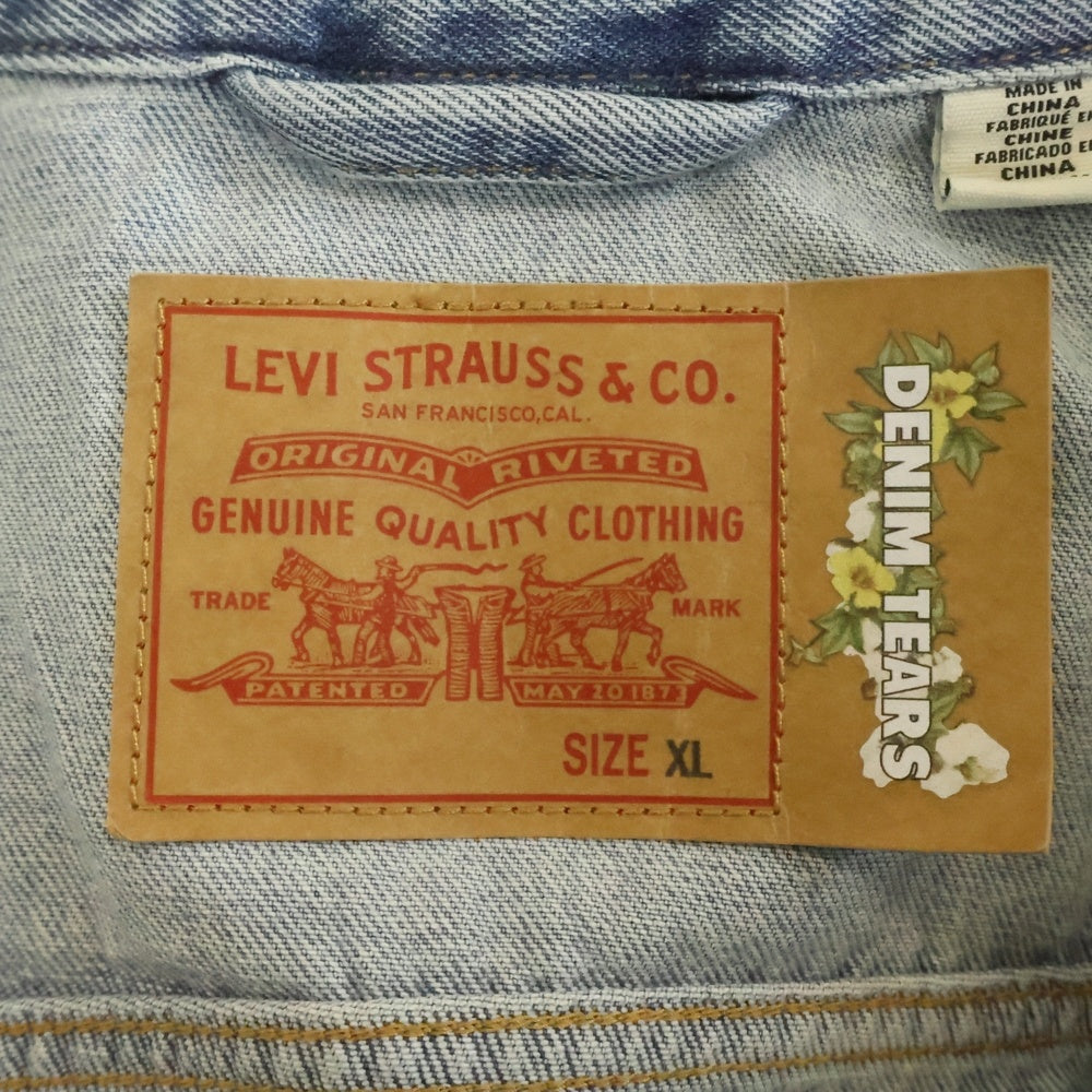 DENIM TEARS(デニムティアーズ) ×Levi's 2nd デニムトラッカージャケット コットン インディゴ