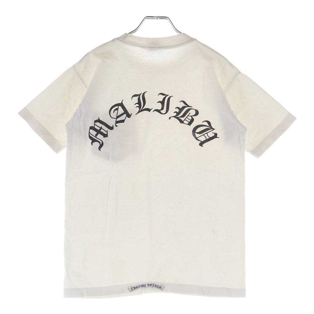 CHROME HEARTS(クロムハーツ) OLD オールド マリブ限定プリント 半袖Tシャツカットソー ホワイト