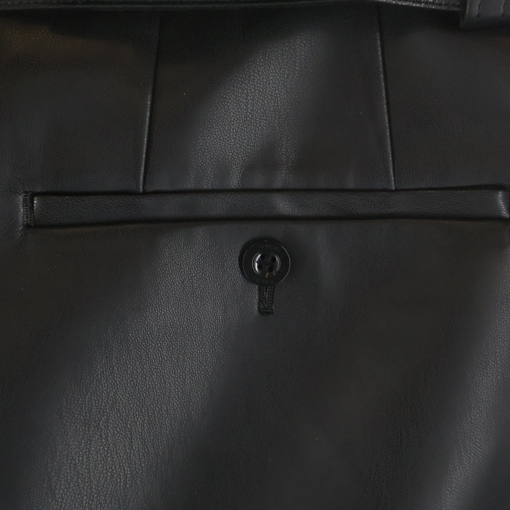 Sacai(サカイ) 26SS Faux Leather Pants 26-03907M レザー パンツ ブラック