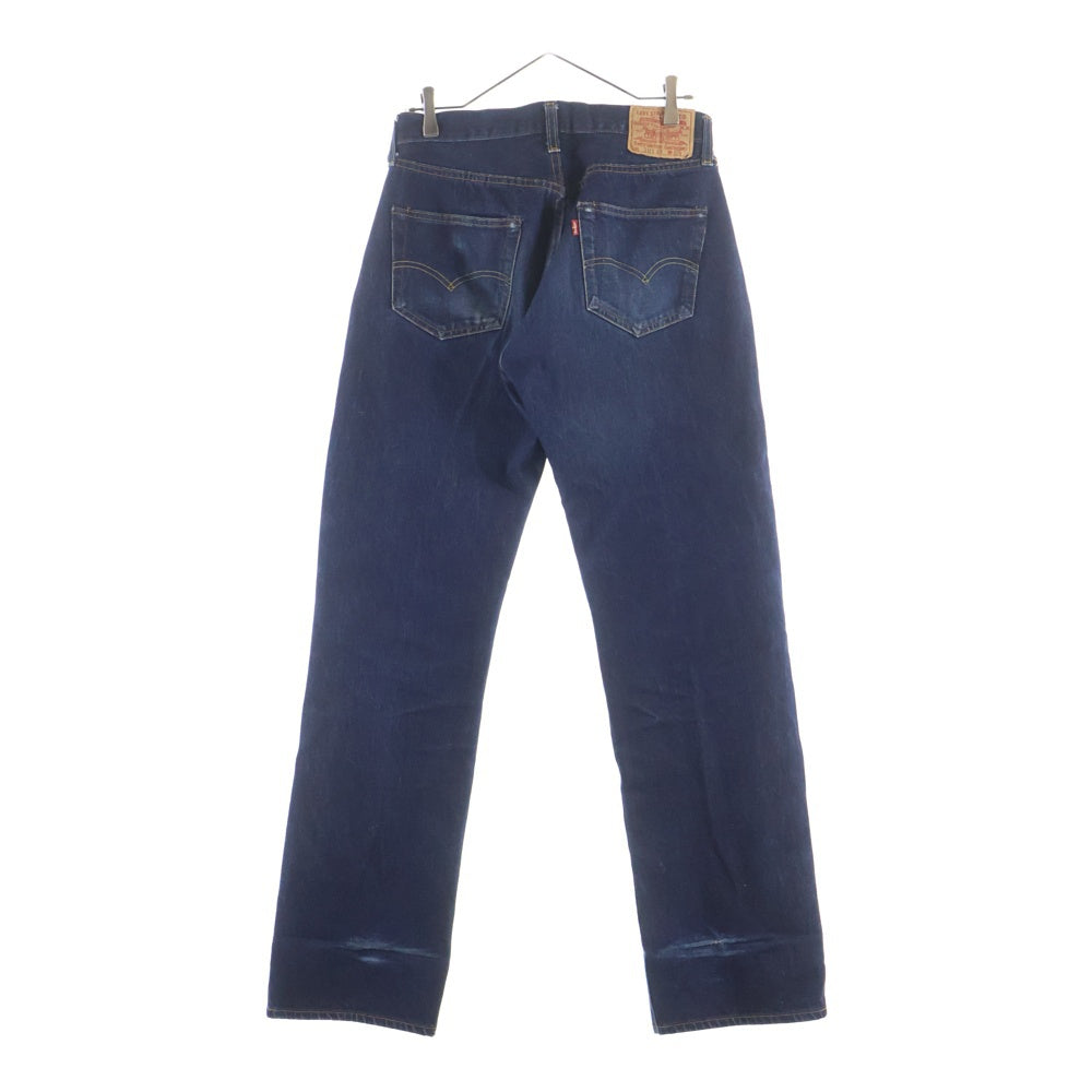 Levi's(リーバイス) 00s 501XX ボタン裏555 BIGE バレンシア製 復刻 ストレートデニムパンツ インディゴ