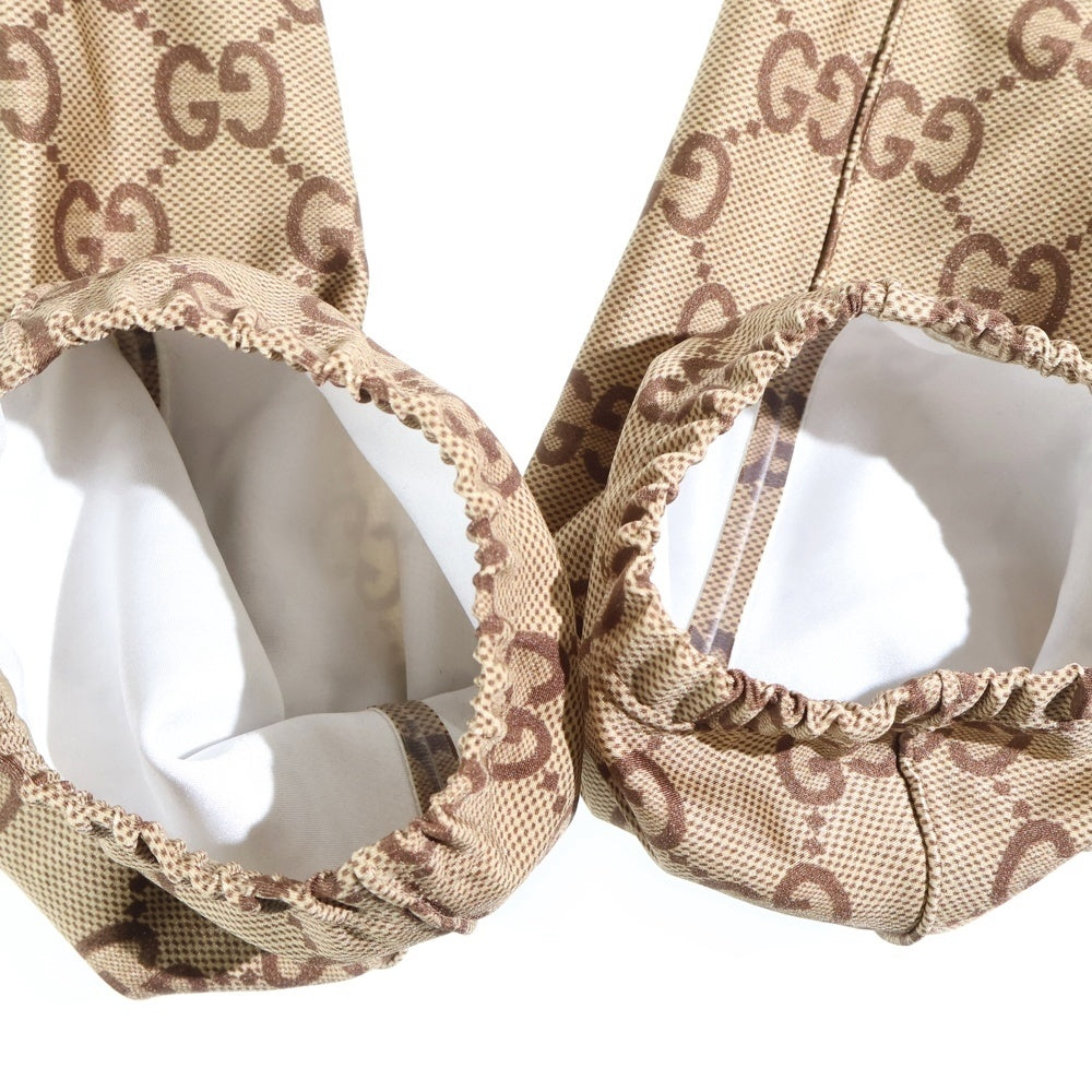 GUCCI(グッチ) ×BALENCIAGA Over Knee High Boots オーバー ニー ハイブーツ 総柄 ブラウン レディース