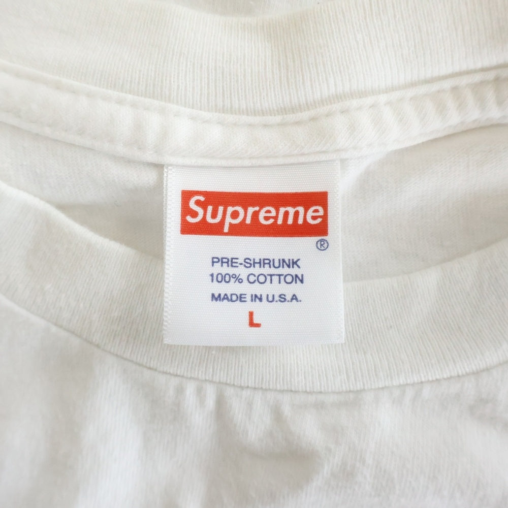SUPREME(シュプリーム) 20AW Box Logo L/S Tee ボックスロゴ 長袖Tシャツ ホワイト カットソー