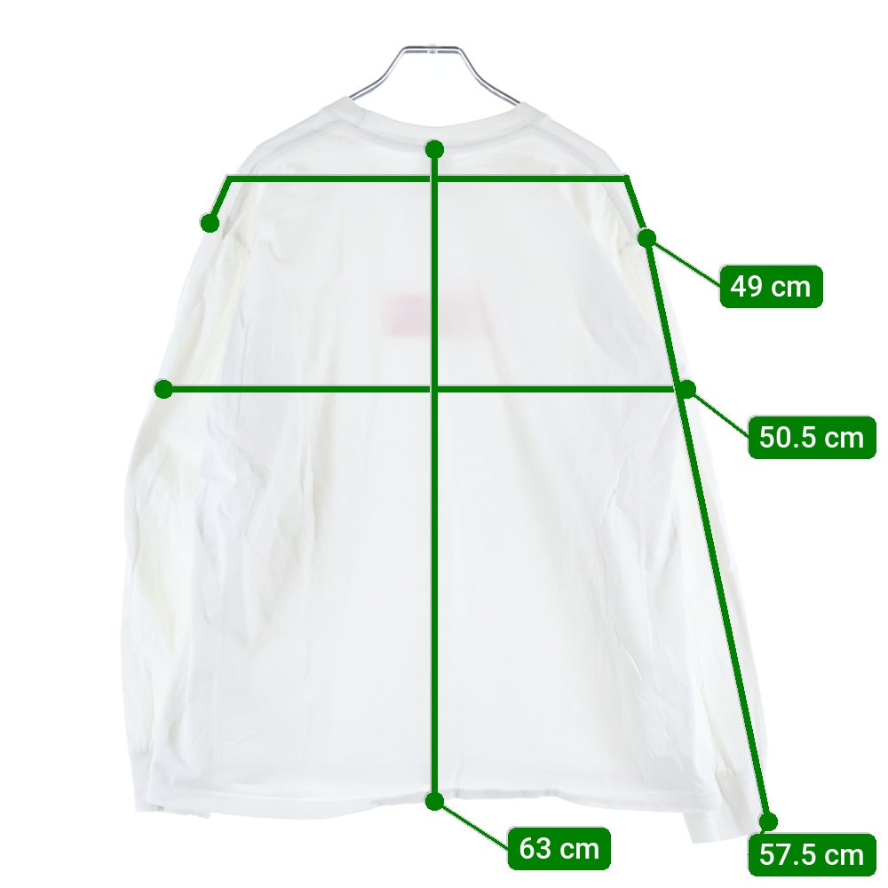 SUPREME(シュプリーム) 20AW Box Logo L/S Tee ボックスロゴ 長袖Tシャツ ホワイト カットソー