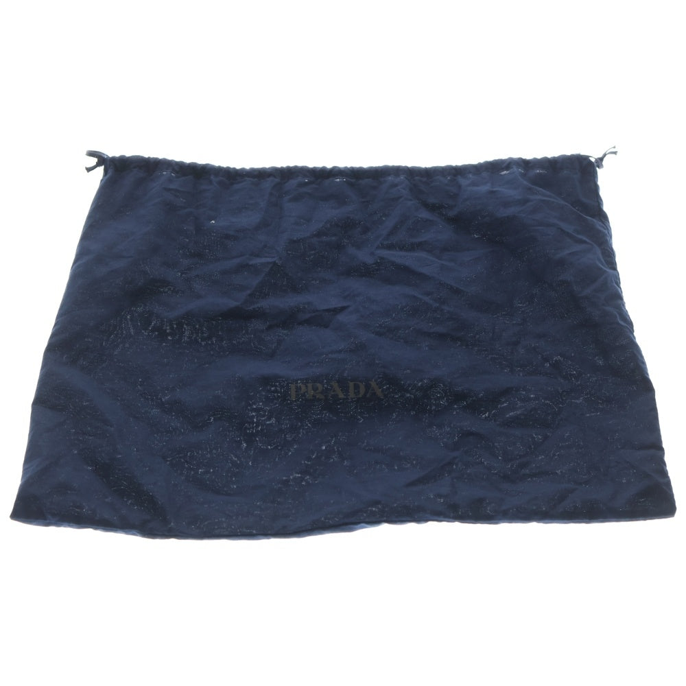PRADA(プラダ) RE-NYLON リナイロン ベースボール ロゴプレートキャップ 帽子 ブラック 2HC274 2DMI